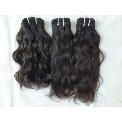 Unprocessed  Temple wavy hair